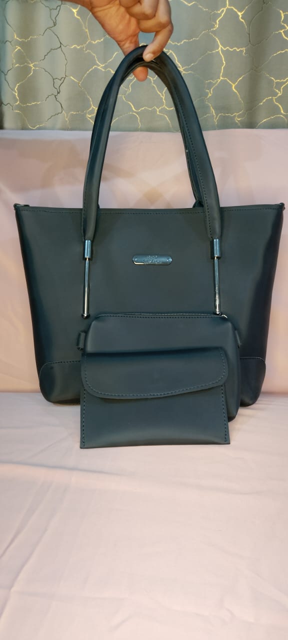 Elegant Black Women’s Tote Bag 3 piece