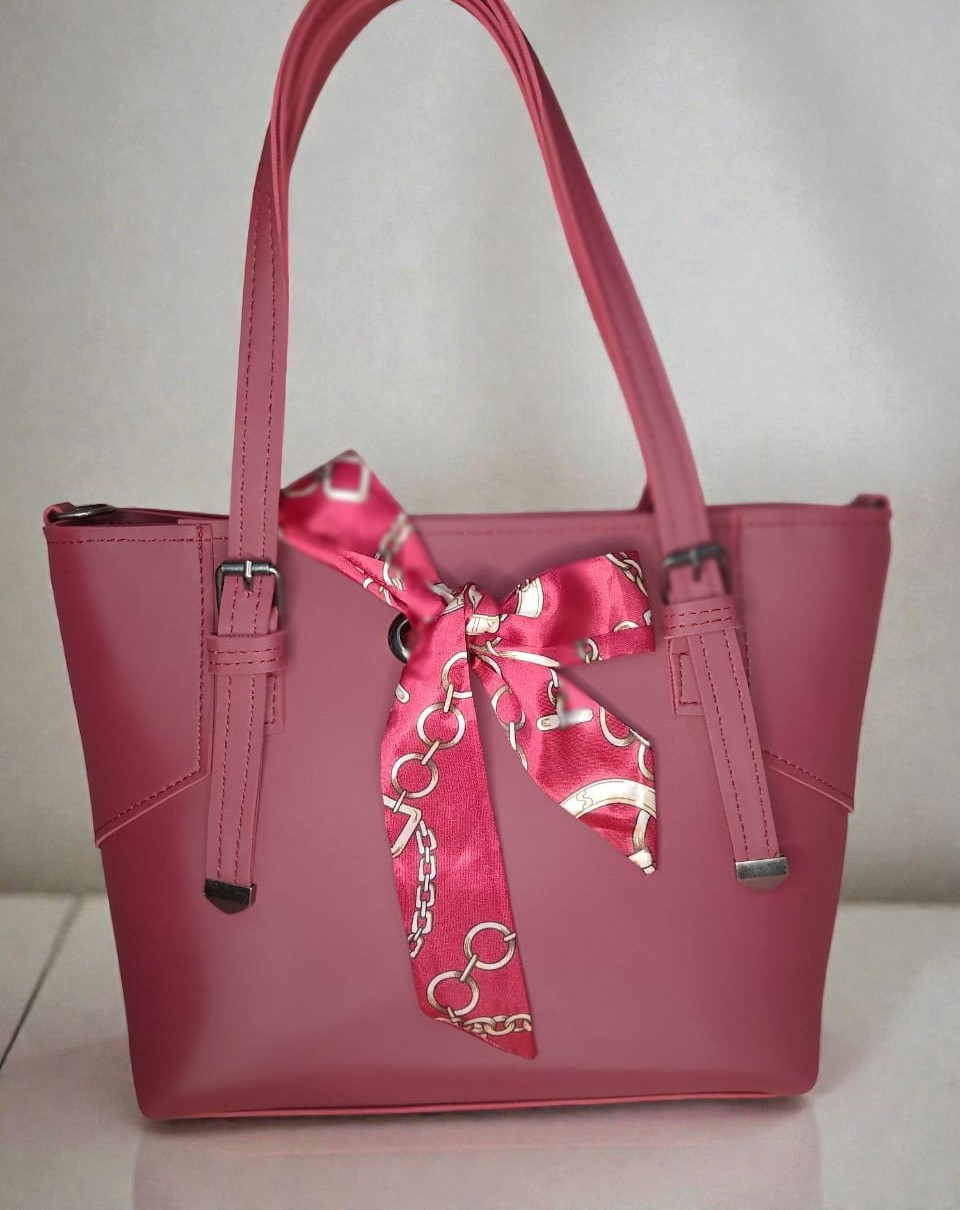 Blush Charm Bow Tote